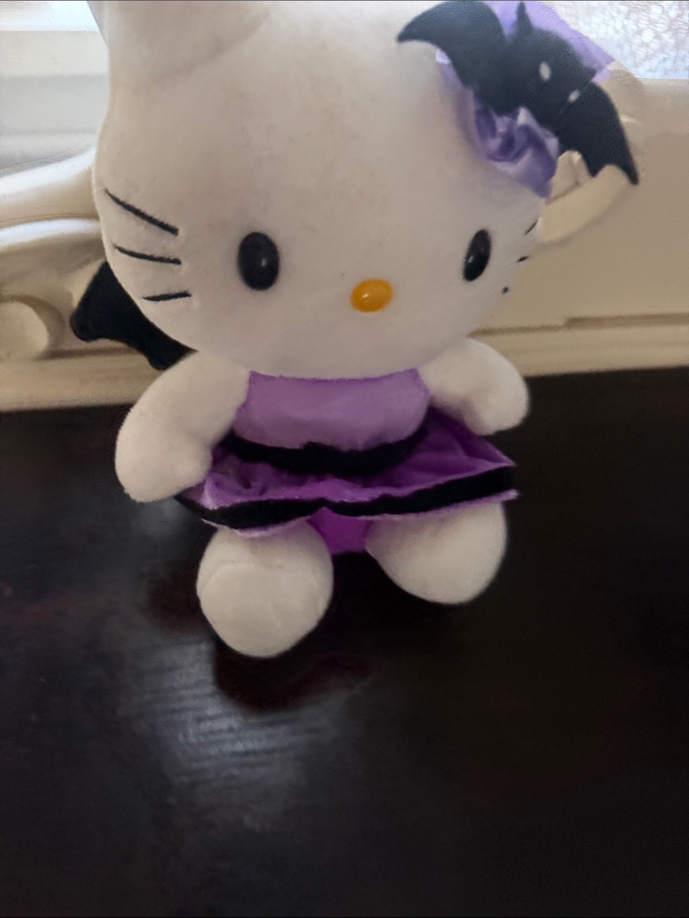 Hello Kitty White and Purple Bat Costume Plush - Picture 3 of 7